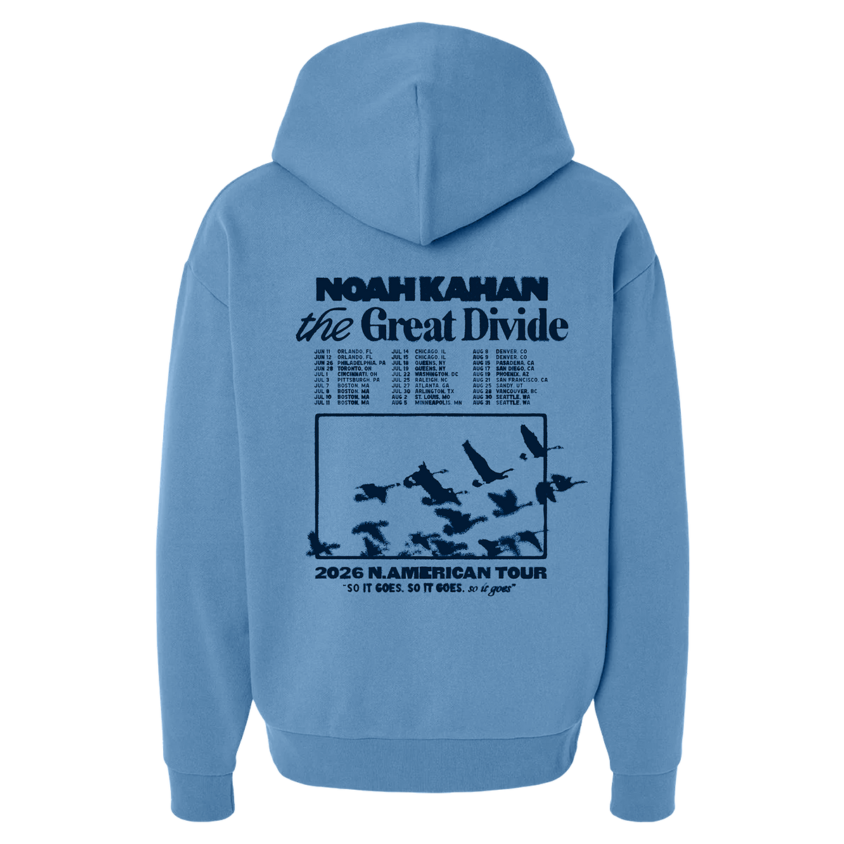 Migration Tour Hoodie Back