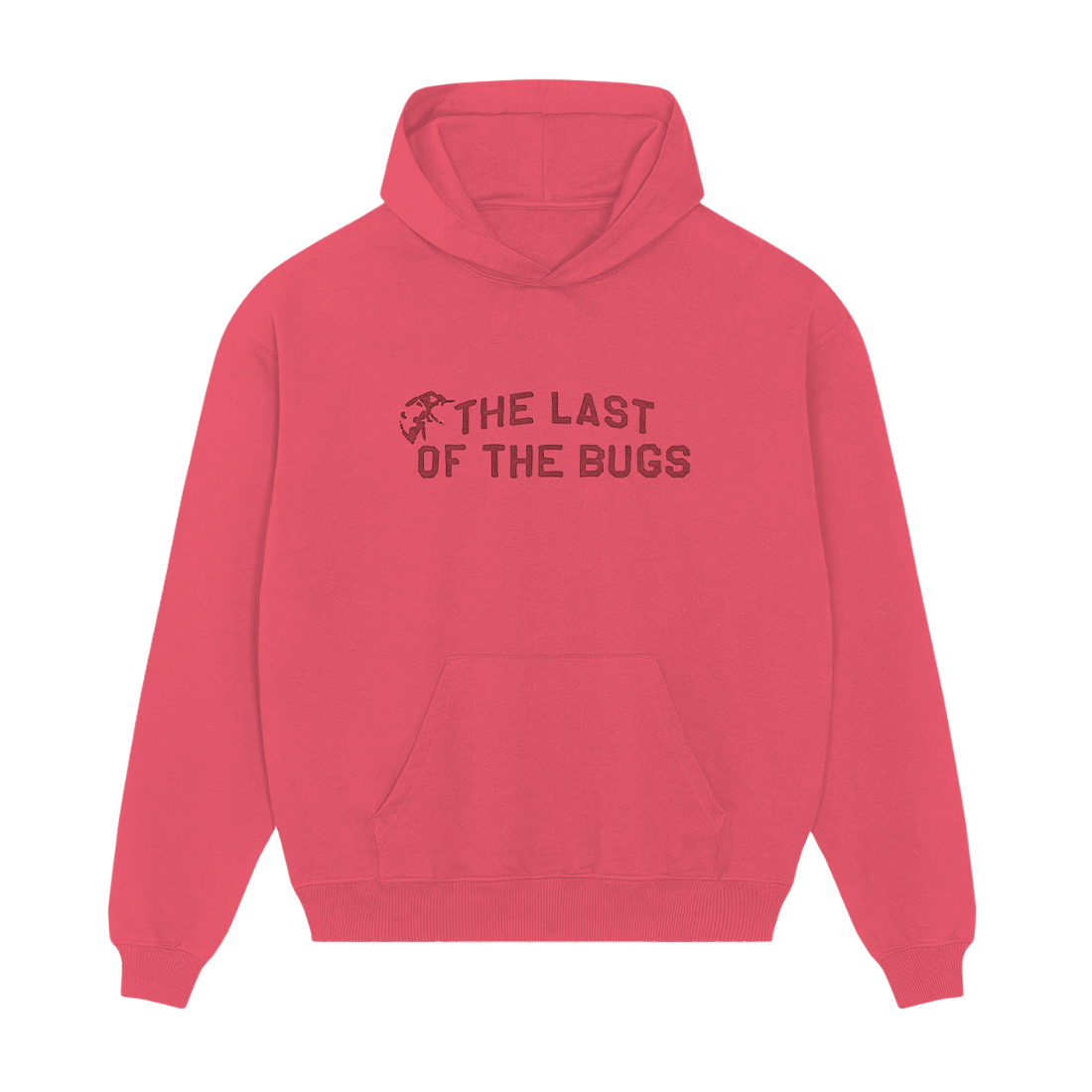 The Last of the Bugs Hoodie - Ladybug Pink Front