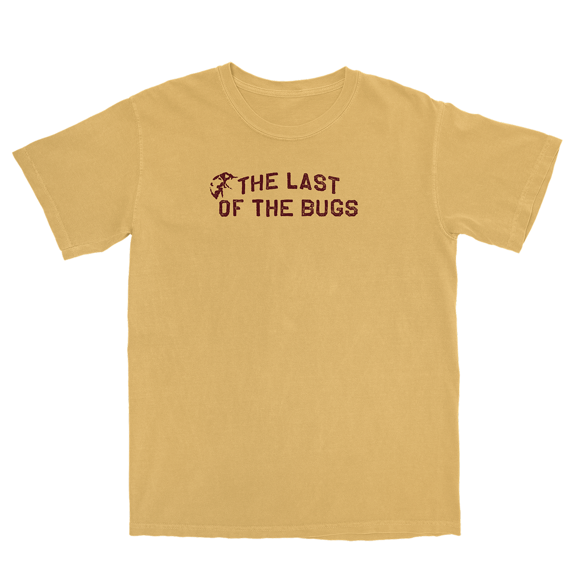 The Last of the Bugs Tee (Mustard) Front