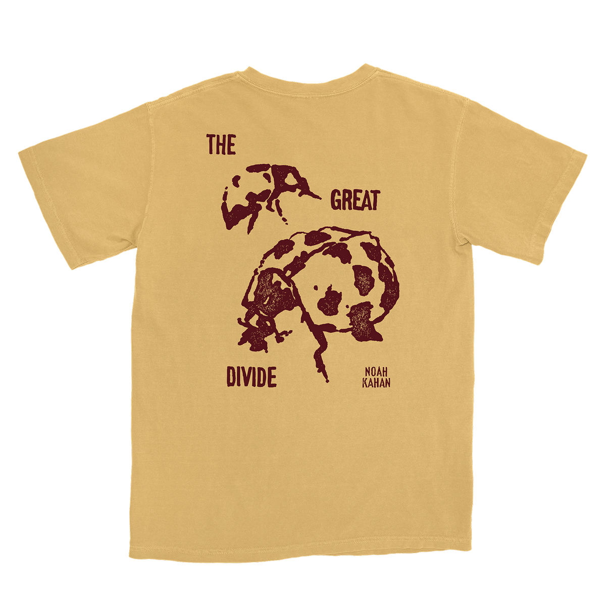 The Last of the Bugs Tee (Mustard) Back