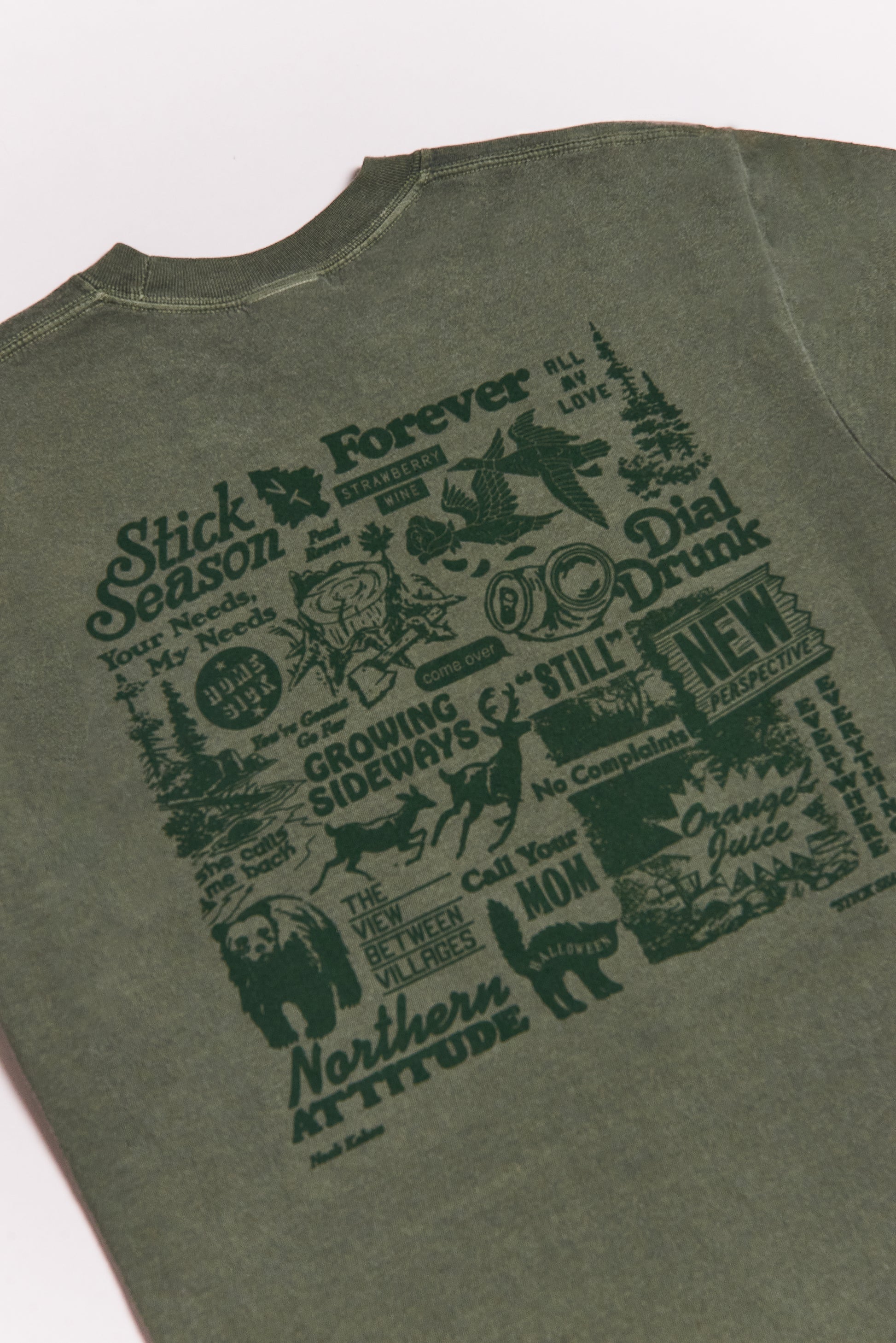 Stick Season Forever Tee Detail 1