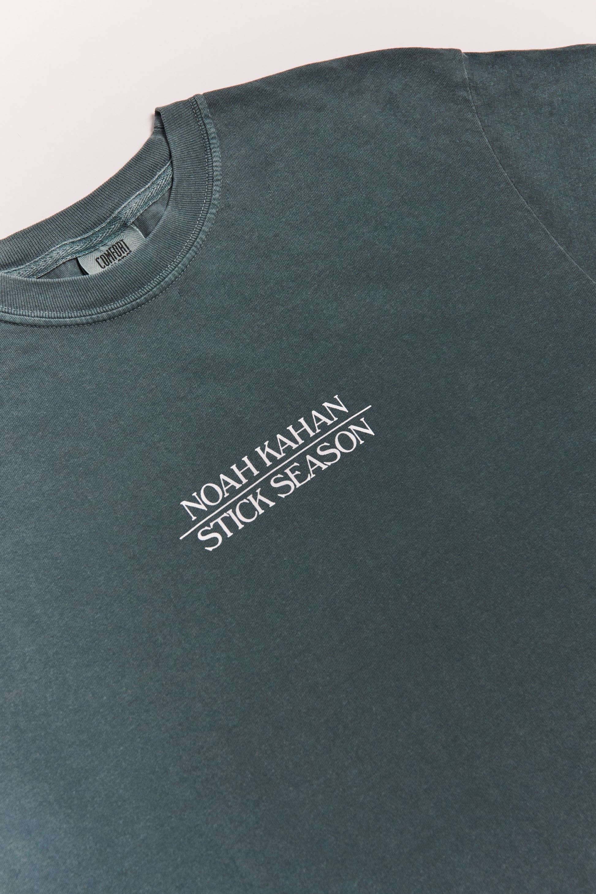 Stick Season Blue Spruce Tee Detail 