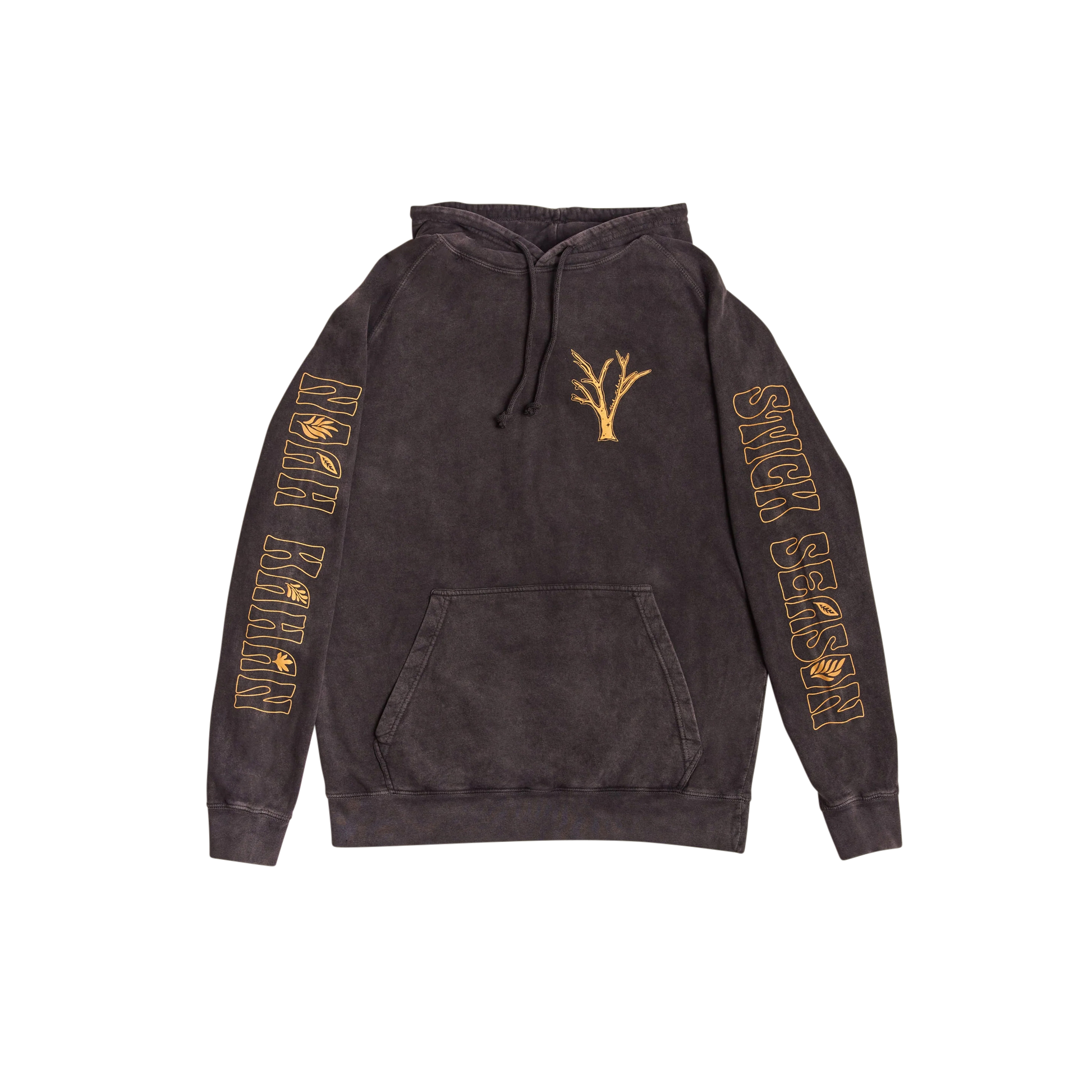 Stick Season Hoodie - Vintage Black Front