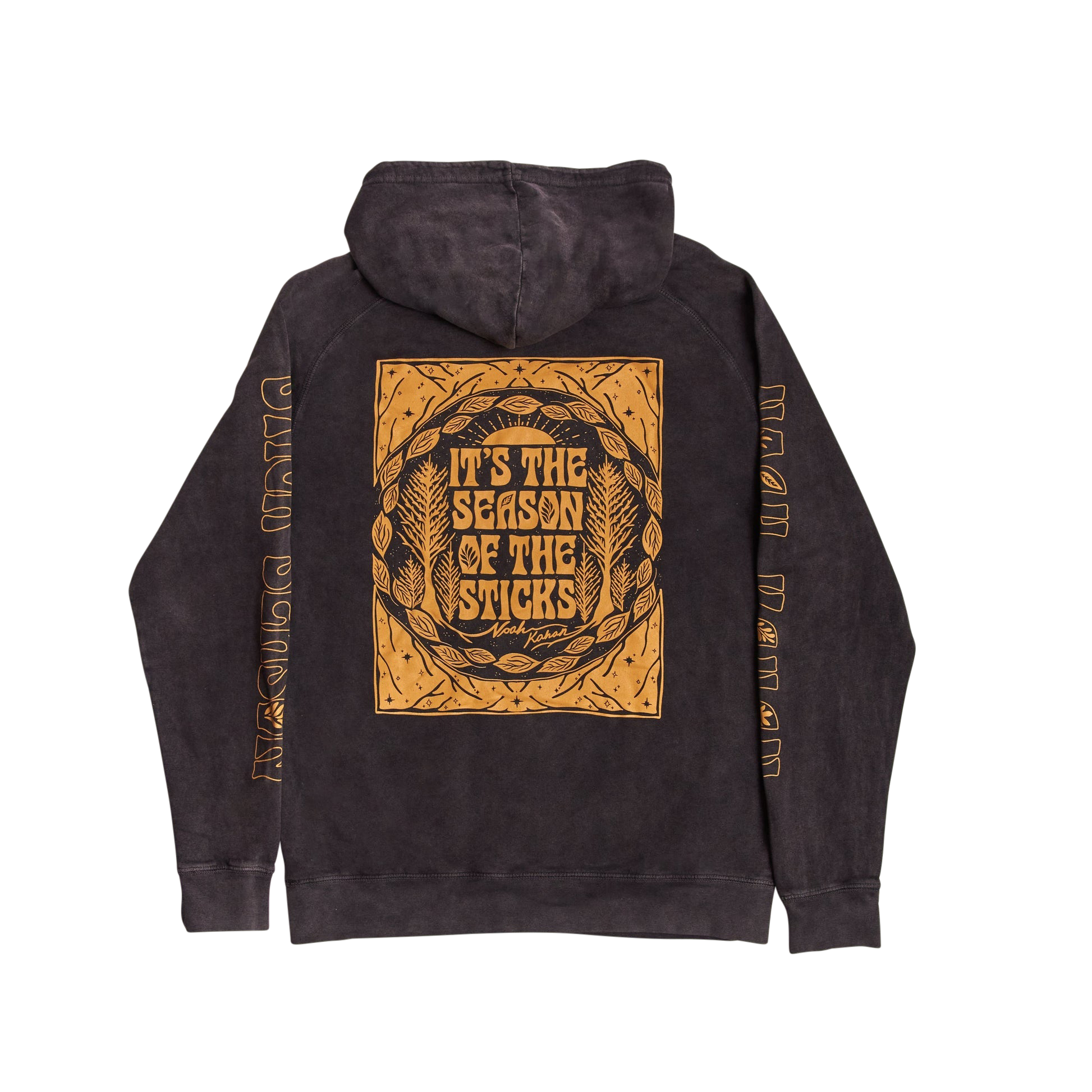Stick Season Hoodie - Vintage Black