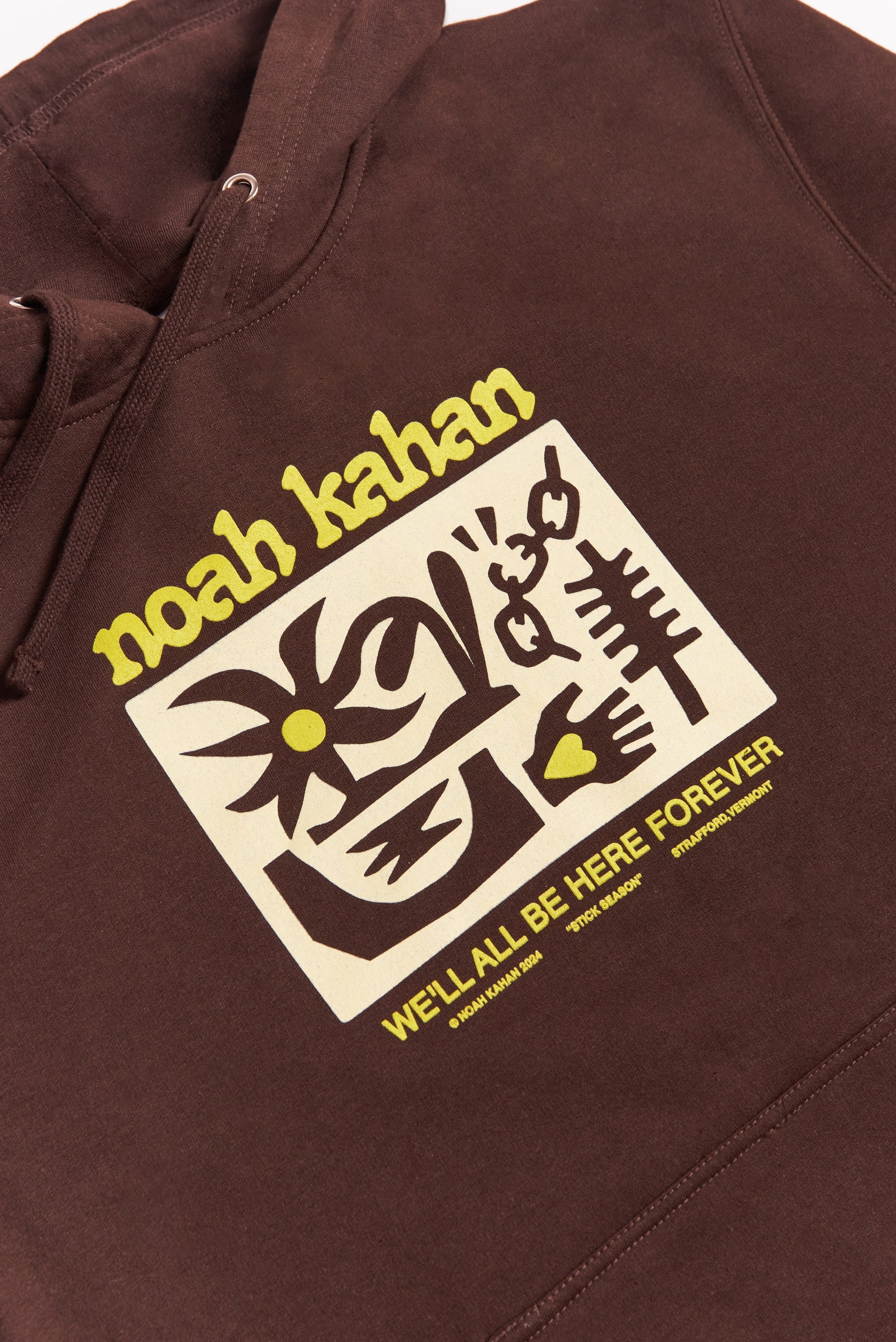 2024 We'll All Be Here Forever Tour Hoodie Detail Front