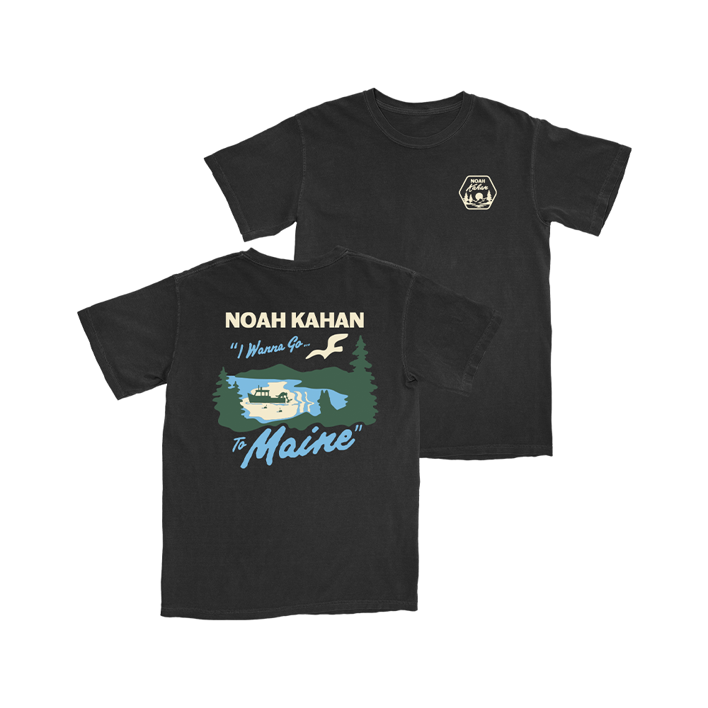 Maine Fishing Tee Front and Back