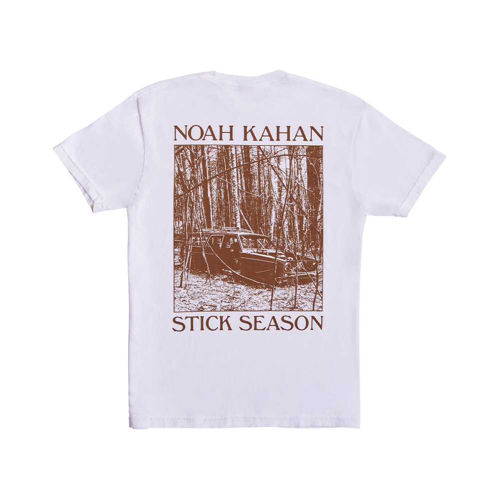 Stick Season White Tee Back